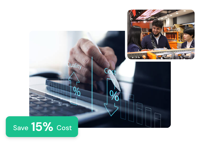EJET Procurement saves you 10% cost on product sourcing